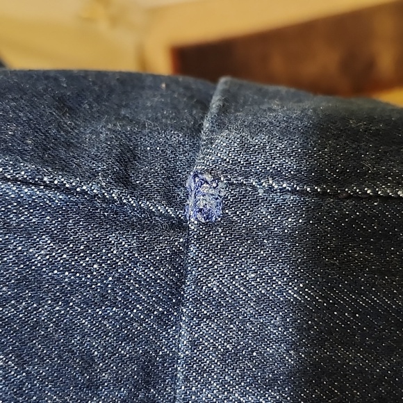 Sezane Lukas Trousers Indigo - Size 34 - Picture 8 of 10